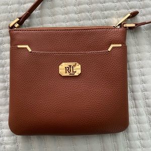 Ralph Lauren brown crossbody bag